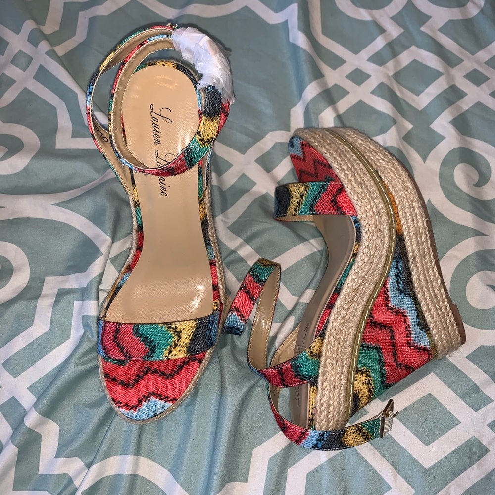 💕Sale💕Summer multicolor wedge